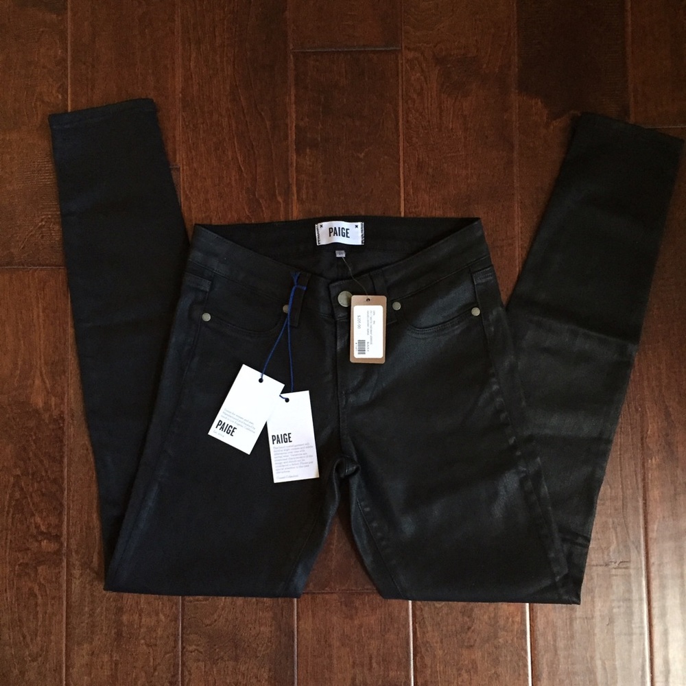 🎉2'Xs HP🎉Paige Verdugo "Leather" Skinny Jeans 🌸 - Picture 2 of 3